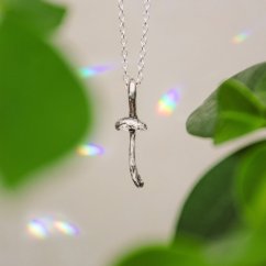 Mushroom Pendant No. 5 - Ag 999