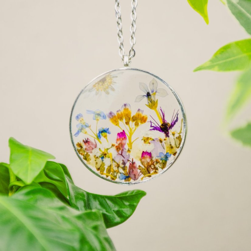 Náhrdelník mini zahrádka č.15