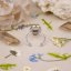 Adjustable Ring with Bittercress