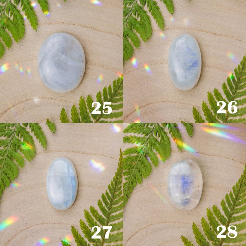 Měsíční kámen - kabošon - Kabošon: 28