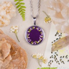 Náhrdelník s vřesem