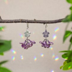 Lilac Dangle Earrings