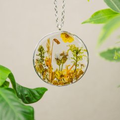 Náhrdelník mini zahrádka č.24