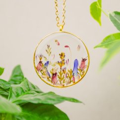 Náhrdelník mini zahrádka č.2