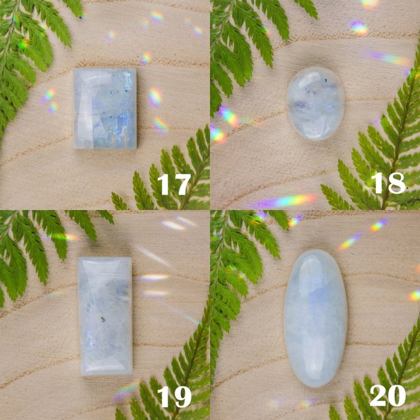 Měsíční kámen - kabošon - Kabošon: 28