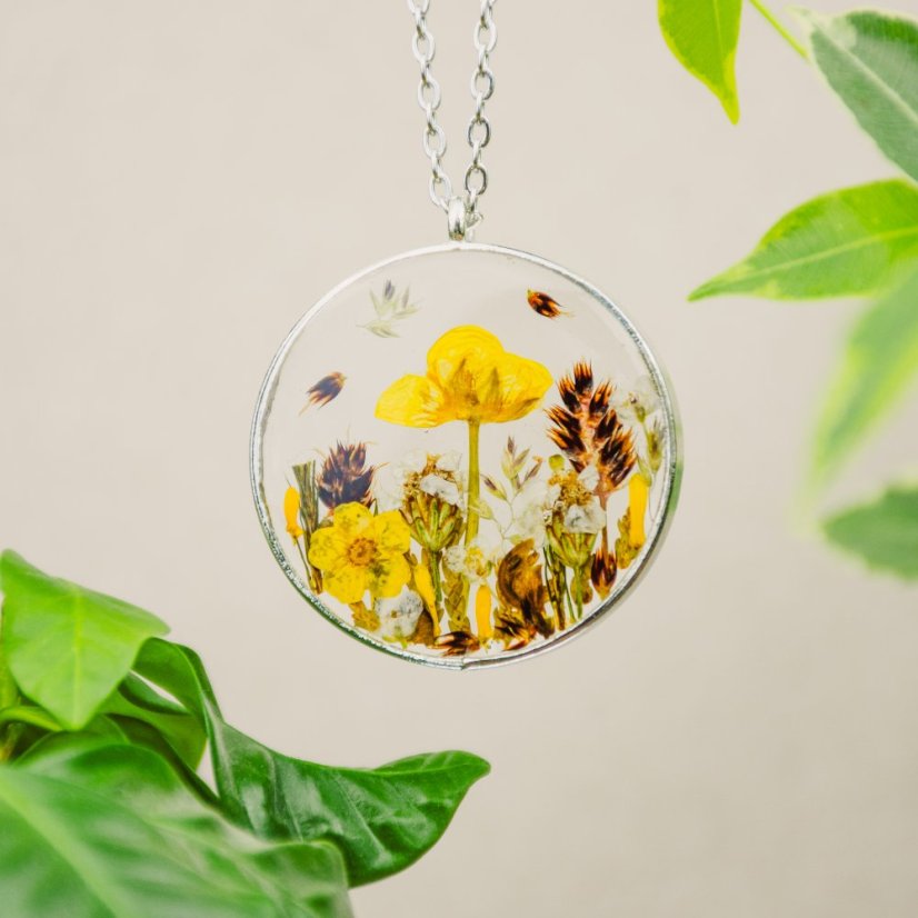 Náhrdelník mini zahrádka č.17