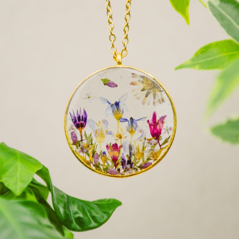 Náhrdelník mini zahrádka č.25