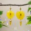 Pansy Dangle Earrings - Varianta: A