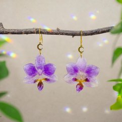 Orchid Dangle Earrings
