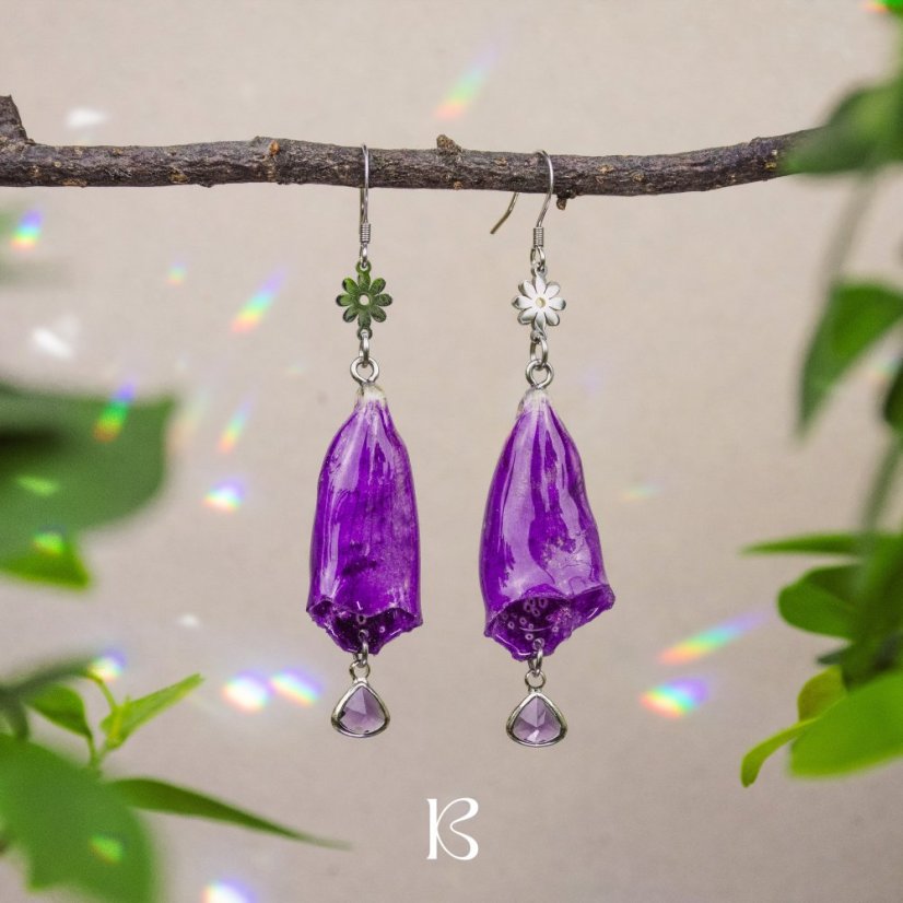 Foxglove Dangle Earrings