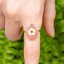 Adjustable Ring with Spirea