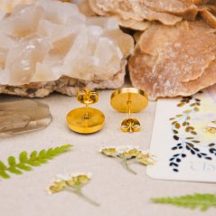 Peckové náušnice s kalinou