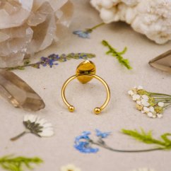Adjustable Ring with Bittercress