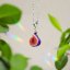 Glass Fig Necklace - Ag 925