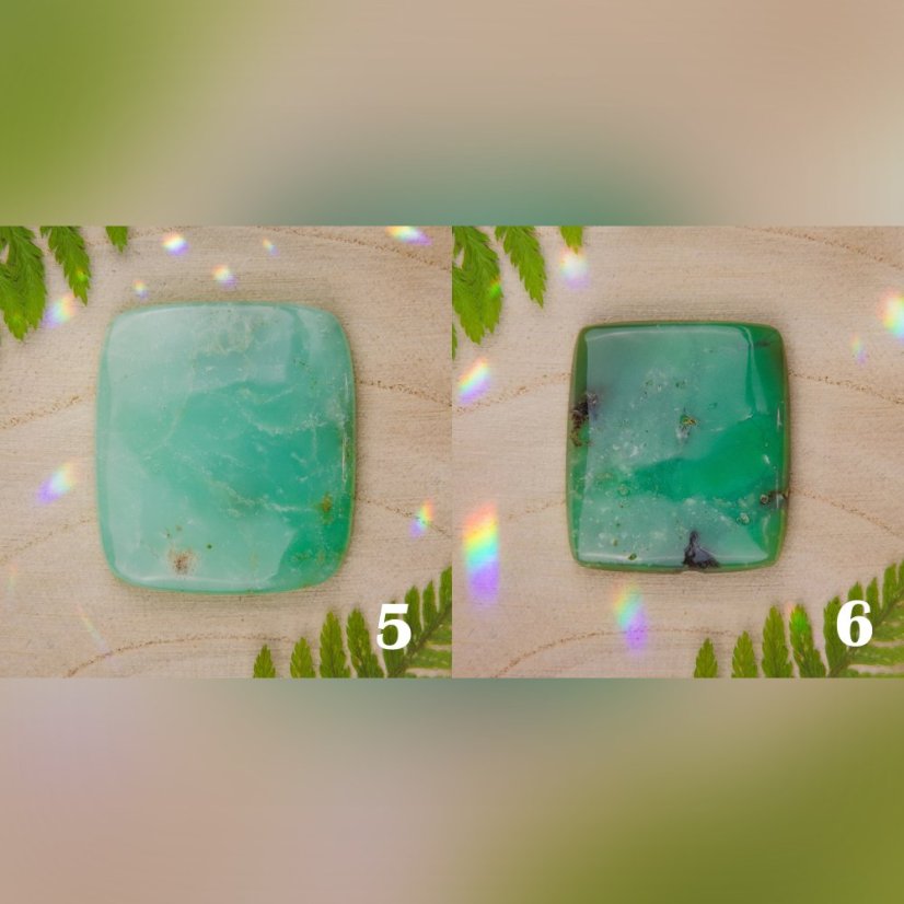 Chryzopras - kabošon - Kabošon: 1