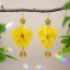 Pansy Dangle Earrings - Varianta: A