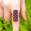 Adjustable Ring with Cow Parsley