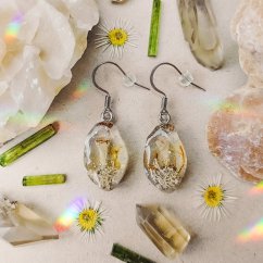 Náušnice s kouskem lesa č.2