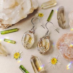 Náušnice s kouskem lesa č.2