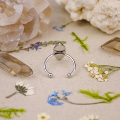 Adjustable Ring with Fern